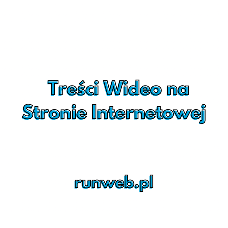 Treści Wideo na Stronie Internetowej